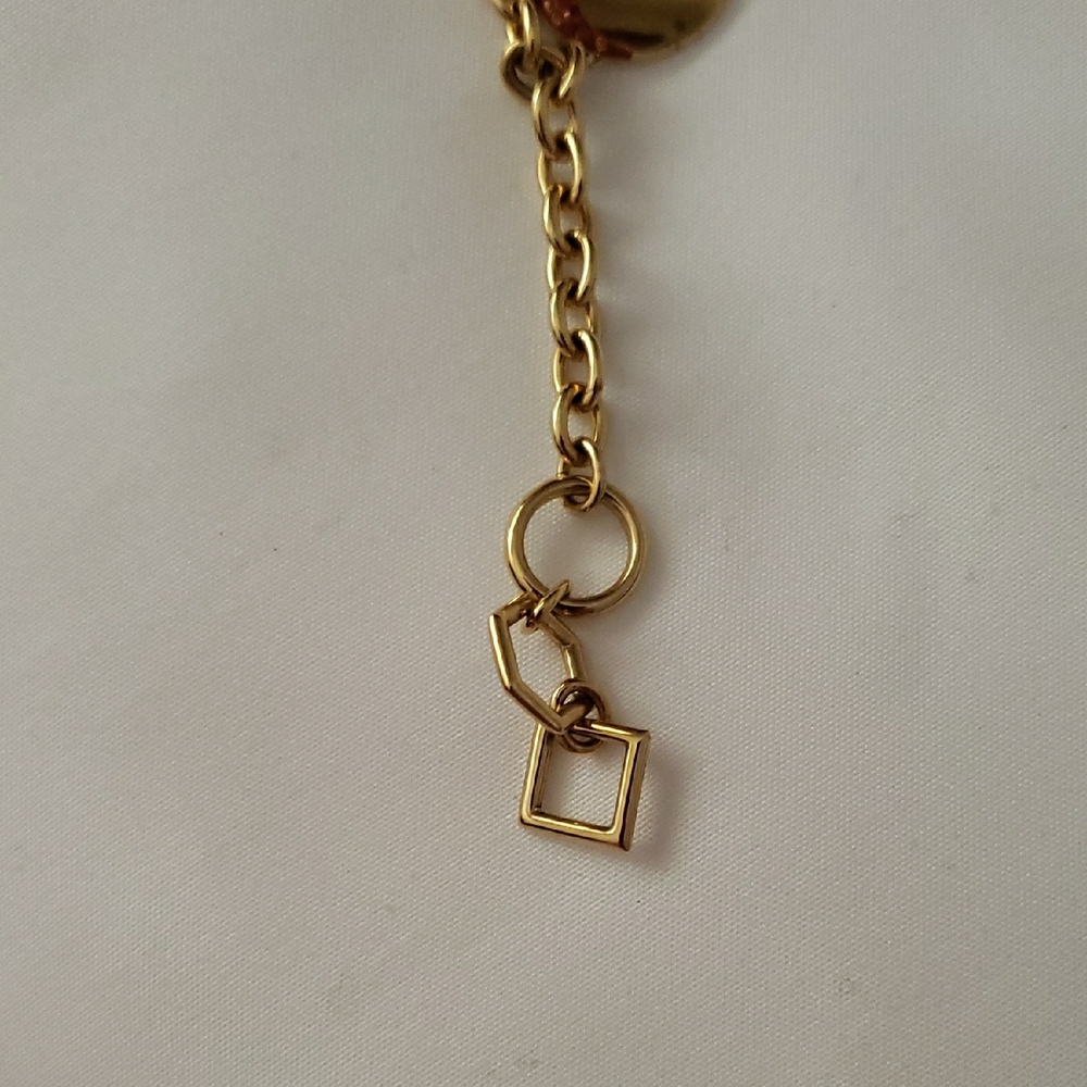 Swarovski Gold and Orange Charm Bracelet - Picture 6 of 6
